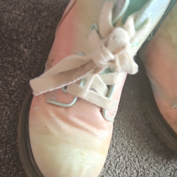 Kids Rainbow Lace-Up Boots - Picture 7 of 8